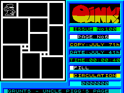 Screen from Oink!