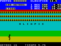 Screen from Olimpic