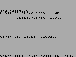 Screen from On Error Goto