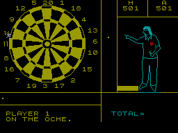Screen from On the Oche