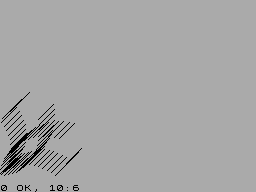 Screen from One Line Flight Simulator