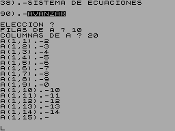 Screen from Operaciones Matematicas