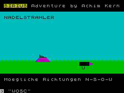 Screen from Operation Sirius