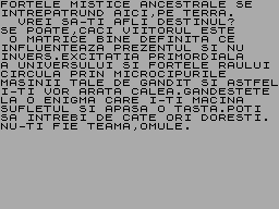 Screen from Oracle Romanian