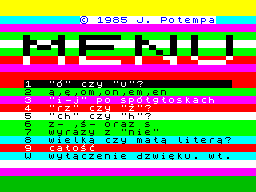 Screen from Ortografia