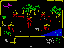 Screen from Out of Africa