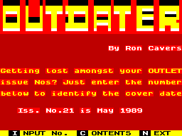 Screen from Outdater