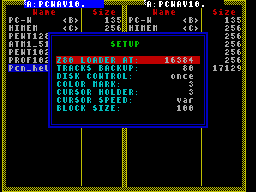 Screen from PC-Navigator
