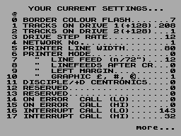 Screen from PEEK version 2