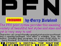 Screen from PFN