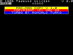 Screen from Pac-Man Copy