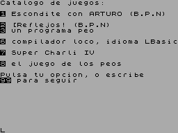 Screen from Pack Games Volumen 1.00