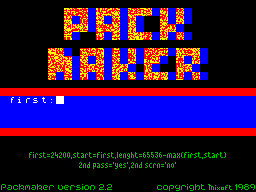 Screen from Packmaker