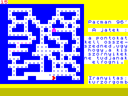 Screen from Pacman 96