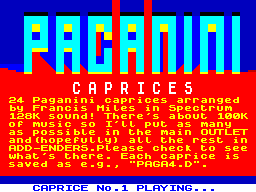 Screen from Paganini Caprices