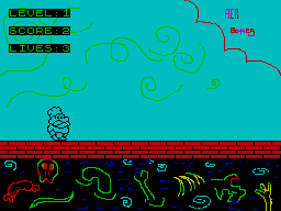 Screen from Panic Restaurant
