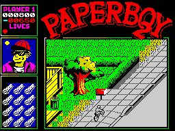 Screen from Paperboy 2