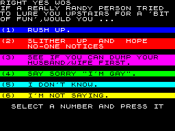 Screen from Party Quiz