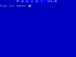 Screen from Pascal