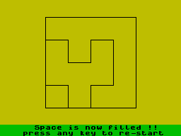 Screen from Peano's Space Filling Curve