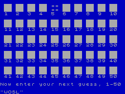 Screen from Pelmanism
