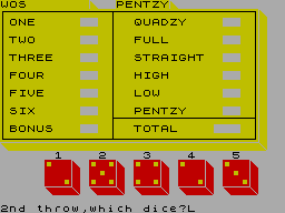 Screen from Pentzy