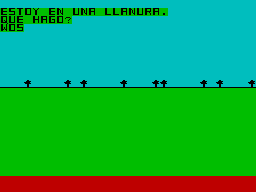 Screen from El Peregrino