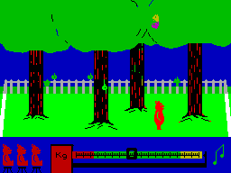 Screen from Perils of Bear George
