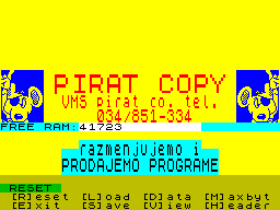 Screen from Pirat Copy