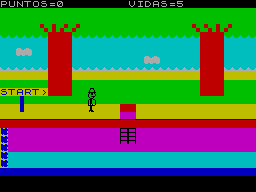 Screen from Pitfall ZX