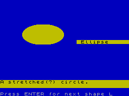 Screen from Plane Shapes