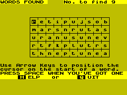 Screen from Planet Seek