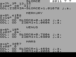 Screen from Planety 1