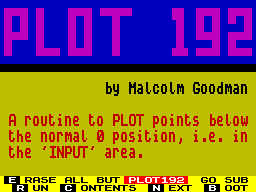 Screen from Plot 192