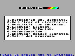 Screen from Plus D Util