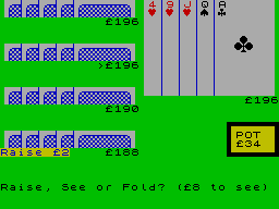 Screen from Poker