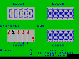 Screen from Poker