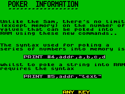 Screen from Poker