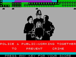 Screen from Police Patrol I