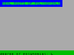 Screen from Polynomials