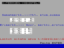 Screen from Polynomit