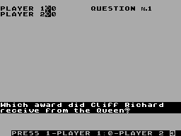 Screen from Pop Quizz