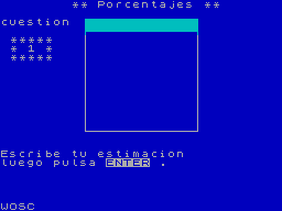 Screen from Porcentajes