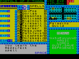 Screen from Portals of P'Thaal