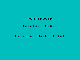 Screen from Portsmouth
