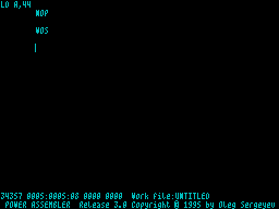 Screen from Power Assembler