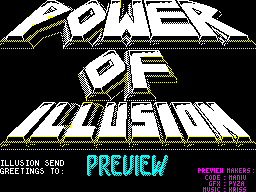 Screen from Power of Illusion