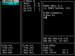 Screen from Power Shell