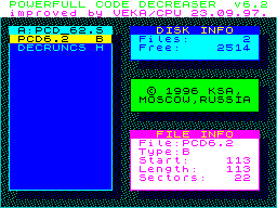 Screen from Powerfull Code Decreaser