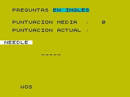 Screen from Practicas de Ingles